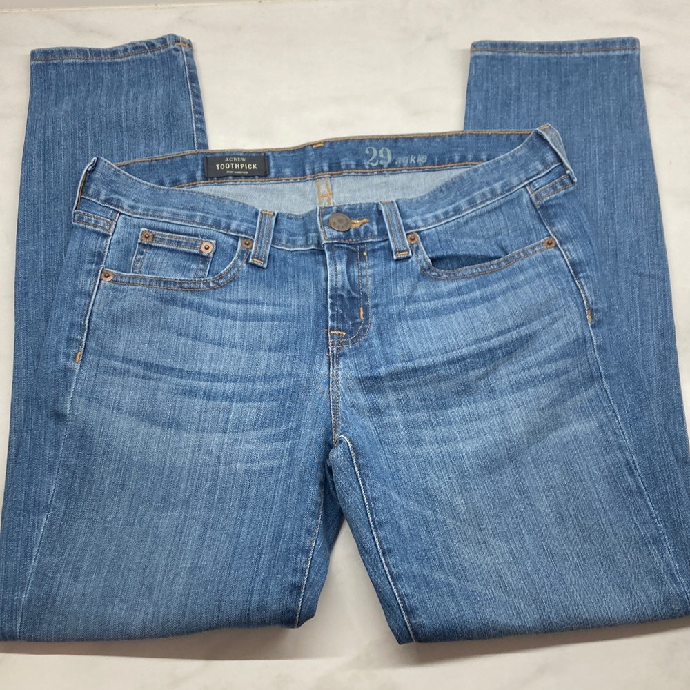 J. Crew Women's Light Blue Skinny ankle Jeans